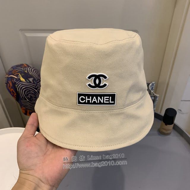Chanel新品女士帽子 香奈兒不對稱簡約漁夫帽遮陽帽  mm1686
